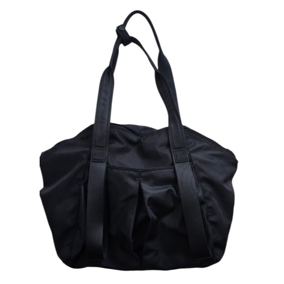 Lululemon Athletica Free to Be Sports Bag Duffle Luggage Gym Tote Black Yoga - Picture 2 of 15